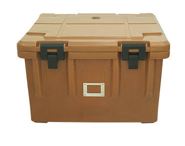 Rollbarer 80L isolierter Lebensmitteltransportbehälter, rotomoldierter Catering-Behälter für Großveranstaltungen