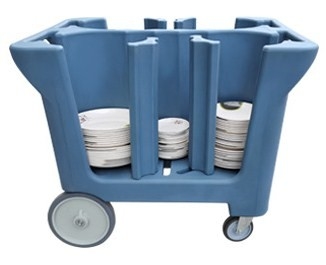 Mobiles Teller-Transportgestell-Cart With Divider-Doppelgriffe NSF