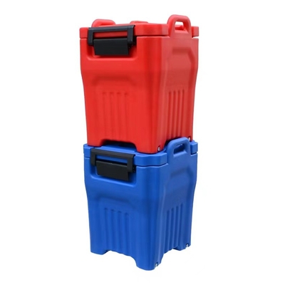 Stapelbares 40L isolierte Suppen-Fördermaschine mit SS innerhalb des Transport-Eimers