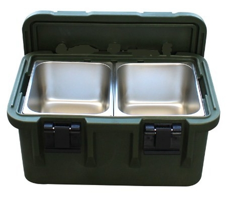 33L isolierte Nahrungsmittelcontainer GN Pan With Seal Carrier