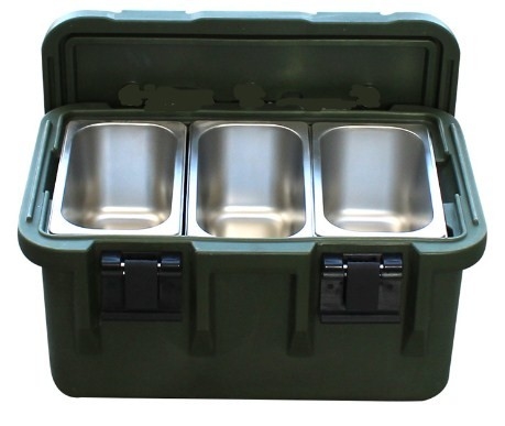 33L isolierte Nahrungsmittelcontainer GN Pan With Seal Carrier