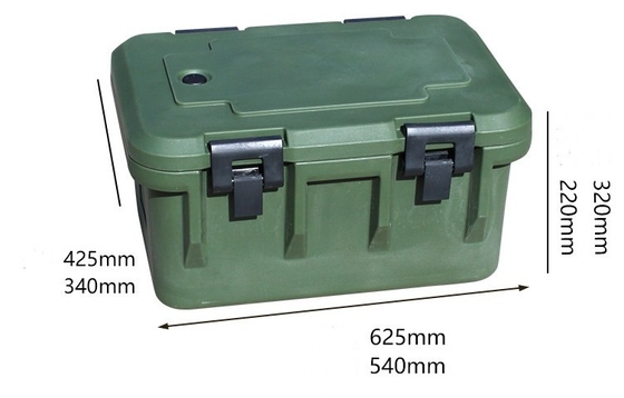 33L isolierte Nahrungsmittelcontainer GN Pan With Seal Carrier
