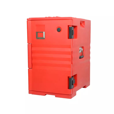 90L rotes LLDPE isolierte Nahrung Pan Carrier With Detachable Lid 63.5*46*64cm
