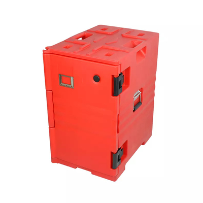 90L rotes LLDPE isolierte Nahrung Pan Carrier With Detachable Lid 63.5*46*64cm