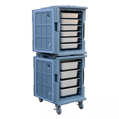 Handels- Isolier- Nahrungsmittel-Pan Carrier Catering Thermo Box-Transport-Wagen
