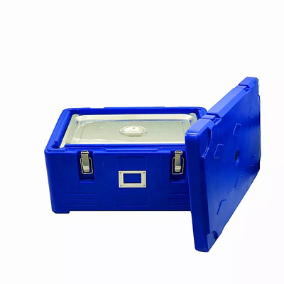 Edelstahl GN isolierte Nahrungsmittel-Pan Carrier Rotomold Plastic-PET thermischen Kasten 30L