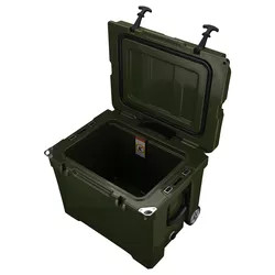 Kühlvorrichtungen 40L Rotomolded gefrieren Kasten-Kasten mit dem Ineinanderschieben von Griff-Rädern
