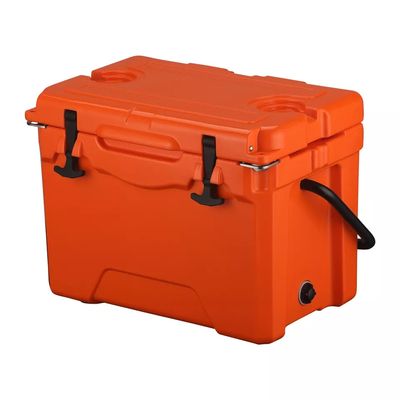 Tragbare Lieferungs-Eis-Kasten Rotomoulded-Produkte, die Transport-Kühlvorrichtungs-Kasten 25L rollen