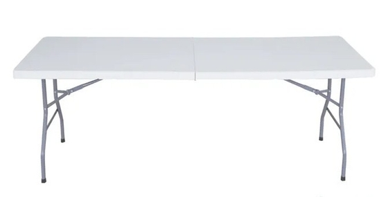 Weißes Blasformverfahren tragbarer Plastikklapptisch-Stuhl-Stall im Freien 8ft 240cm