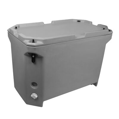 220L Capacity Rotomolded Cooler Box with 5.0 Days Ice Detention and 50mm Thick PU Foam Insulation