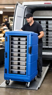 900L rotomold-isolierter Lebensmitteltransportwagen für die Kühlkettenlogistik