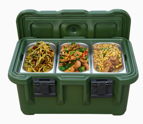 30L Isolierter Caterbox Tragbarer Stapelbarer Speisebehälter zur Transportlagerung von warmen und kalten Lebensmitteln