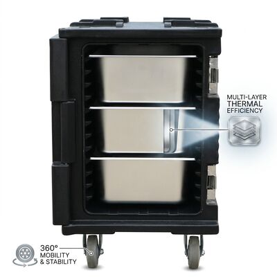 Nahrungspfanne Wärmer und Kühler 55L Doppelmodus thermoelektrisch isolierter Träger Aktive Temperaturkontrolle Gleichstrom