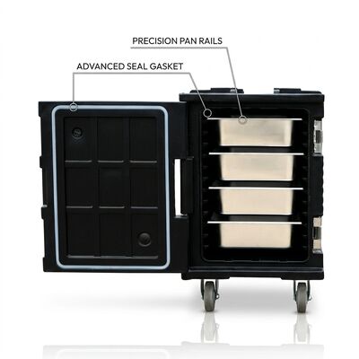 Isolierte Cater Box 28L Kompakt Rotomolded Catering Box Lebensmittelbehälter thermische Lieferbox