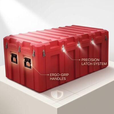 Kompakte 400mm Rotomolded Werkzeugbox IP65 wasserdicht, staubdicht, LLDPE-Portable Equipment Case