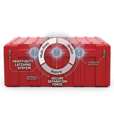 Kompakte 400mm Rotomolded Werkzeugbox IP65 wasserdicht, staubdicht, LLDPE-Portable Equipment Case