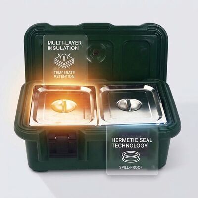 Impact-Resistant Mil-Spec Rotomolded Food Container for Defense Cold Chain