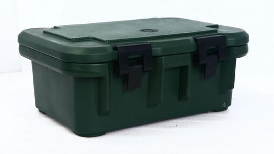 Abnehmbare Tür 33L Isolierter Lebensmittelbehälter Verlängerte Aufbewahrung Rotomolded GN Behälter Transportbox