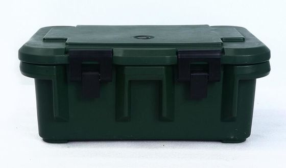 Überlastbelastung 30L Isolierte Lebensmittelpfanne Träger Rotomolded Transport Container Kompatibel GN 1/1 Pfannen