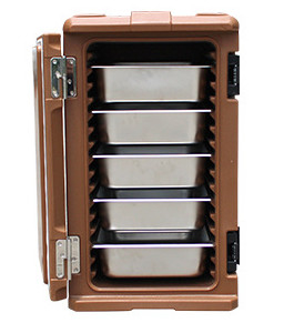 120L Front Loading Rotomoulded Products GN verschiebt Isolierheißläufer mit Rädern