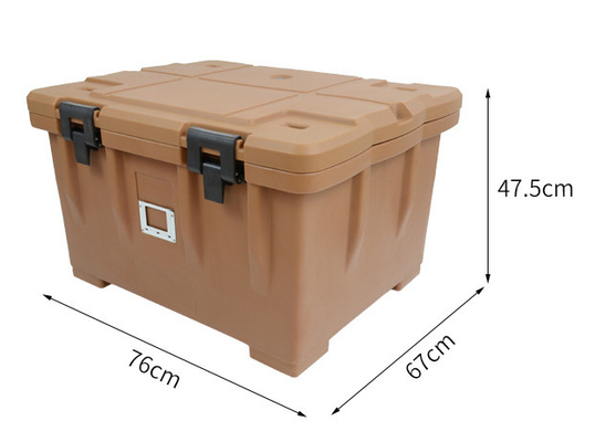 110L isolierte Nahrungsmittelcontainer mit Rädern