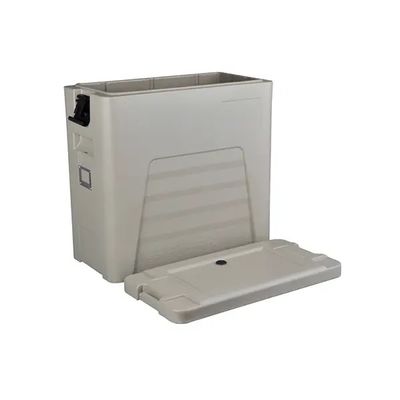 CE-geprüfter Thermo-Lebensmitteltransportbehälter mit 110 l Nylongriff, abnehmbarer Deckel, vierrädrige Catering-Box