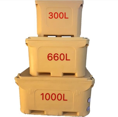 Kasten-Live Fish Storage Container With PU-Isolierung 300 Liter Rotomolding kühlere