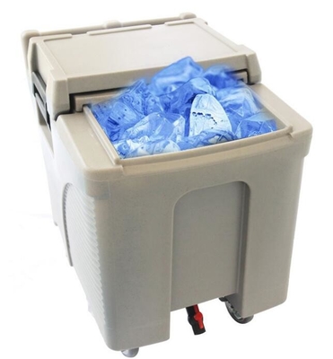 Restaurant Isoliertransportgestell Plastic With Wheels des eis-125L