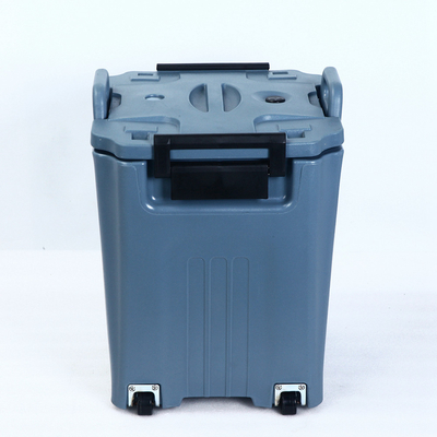 Quadratische Suppen-IsolierContainer 45L mit Rädern