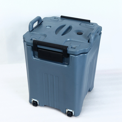 Quadratische Suppen-IsolierContainer 45L mit Rädern