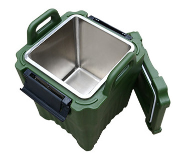 Militärisolierbehälter der nahrung45l, Isoliersuppen-Fördermaschine mit Rädern