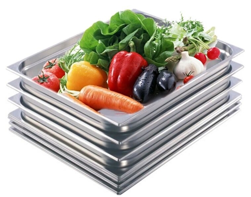 650x530mm Edelstahl-Nahrungsmittelservice verschiebt Hotel-Restaurant-Versorgungen