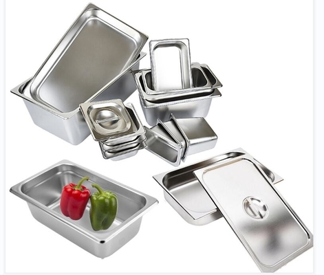 650x530mm Edelstahl-Nahrungsmittelservice verschiebt Hotel-Restaurant-Versorgungen