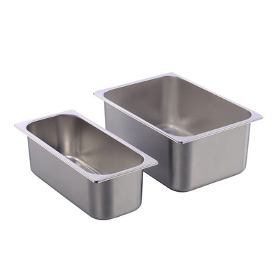 US-Stil Nahrung Pan Superior Heat Conductivity GN2/1 GN2/3 SS