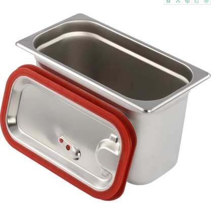 Küchen-Edelstahl-Nahrung Pan With Lid, Edelstahl-Buffet Pan