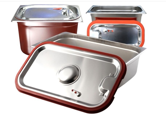 Küchen-Edelstahl-Nahrung Pan With Lid, Edelstahl-Buffet Pan