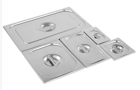 Alle Größen-Entstören-Edelstahl-Nahrung Pan, Edelstahl-Dampf-Tabellen-Wannen mit Deckeln