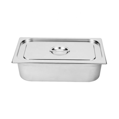 Nahrung Pan 1/1 des Edelstahl-201 304 1/2 1/3 1/4 1/6 GN-Wanne