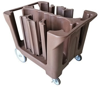 Mobiles Teller-Transportgestell-Cart With Divider-Doppelgriffe NSF
