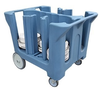 Mobiles Teller-Transportgestell-Cart With Divider-Doppelgriffe NSF