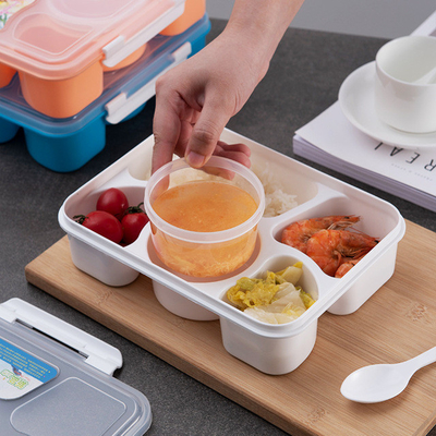 wiederverwendbare Plastikbehälter des mittagessen-1170ml mit Suppen-Wasser-Schalen