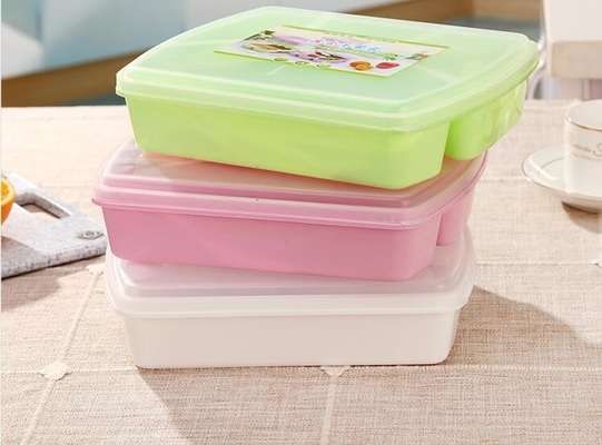 1280ml wiederverwendbarer Bento Lunch Box 4 Fächer