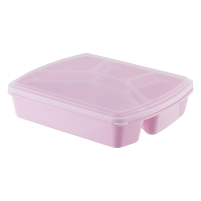 1280ml wiederverwendbarer Bento Lunch Box 4 Fächer