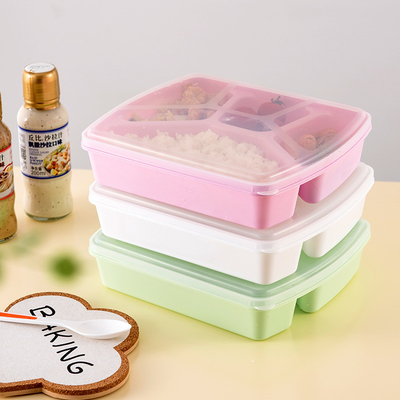 1280ml wiederverwendbarer Bento Lunch Box 4 Fächer