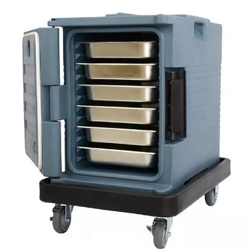 PET-PU isolierte thermischen Kasten 90L Nahrungsmittel-Pan Carrier Plastic Food Warmers