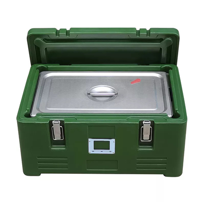 Laden PET der Spitzen-30L isolierte Nahrungsmittelthermo Kasten mit Edelstahl innere GN Pan
