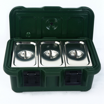 Militär 33L isolierte Spitzen- ladende Nahrungsmittel-Pan Carriers For Army Food-Verteilung