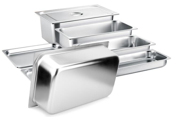 650x530mm Edelstahl-Nahrungsmittelservice verschiebt Hotel-Restaurant-Versorgungen
